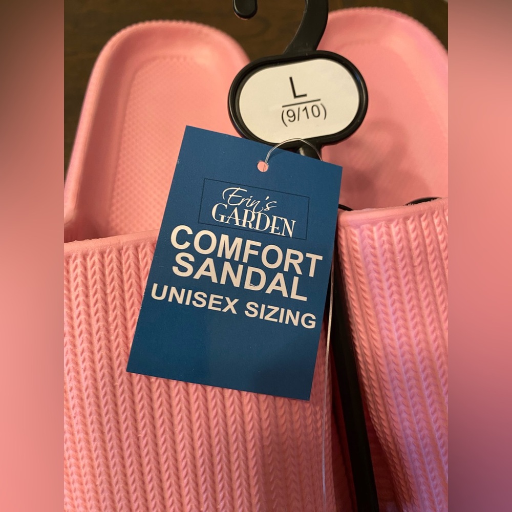 Erin's Garden Pink Comfort Sandals NWT - Picture 2 of 5